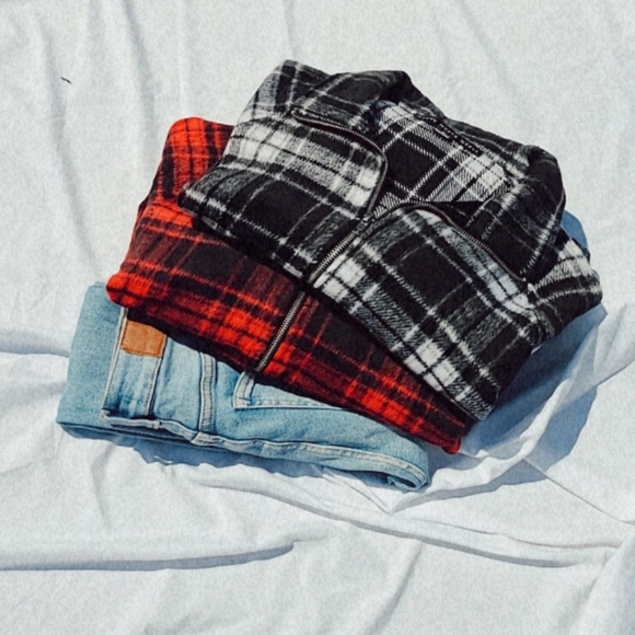 🚨Pumpkin Patch Collection// Flannel Jacket - Picture 7 of 8